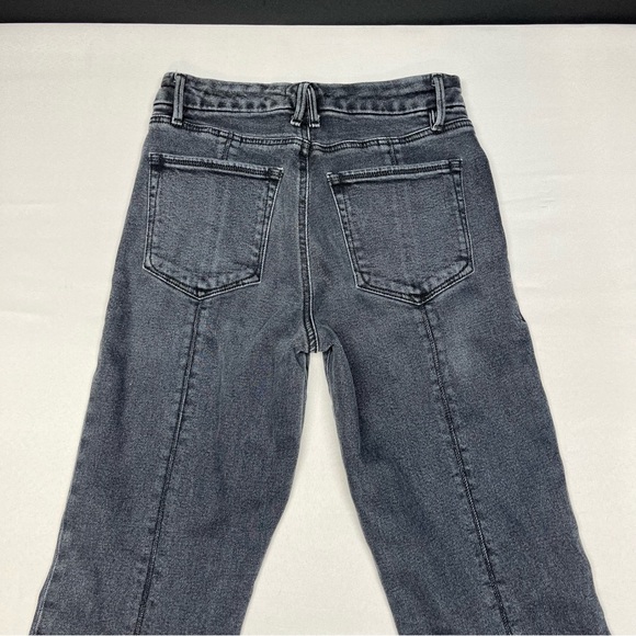 Good American Classic Slim Bootcut Jeans Split Hem 90s - Picture 6 of 13